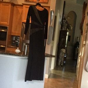 Black evening dress